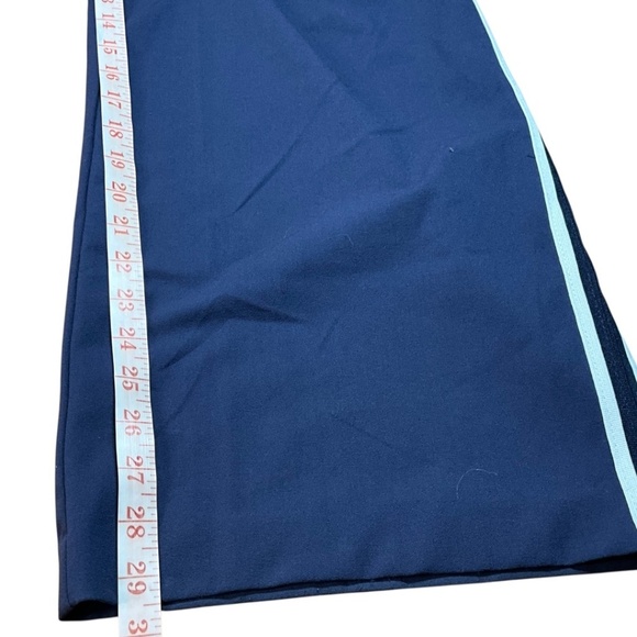 RACHEL ROY Navy Blue Wide Leg Stretch Waist w/ Drawstring Track Pants US Sz L - Picture 8 of 10